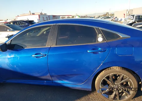 2019 Honda Civic Sport from USA, damaged, VIN 19XFC2F89KE204879